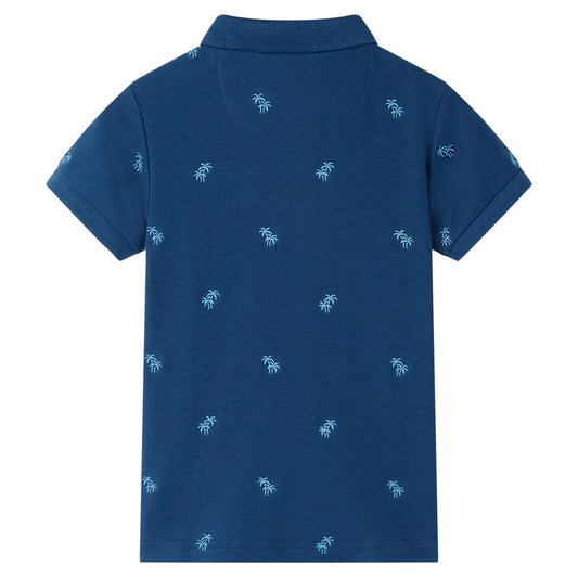 Kinder-Poloshirt Dunkelblau 140