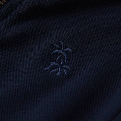 Kinder-Sweatshirt mit Reißverschluss Marineblau 104