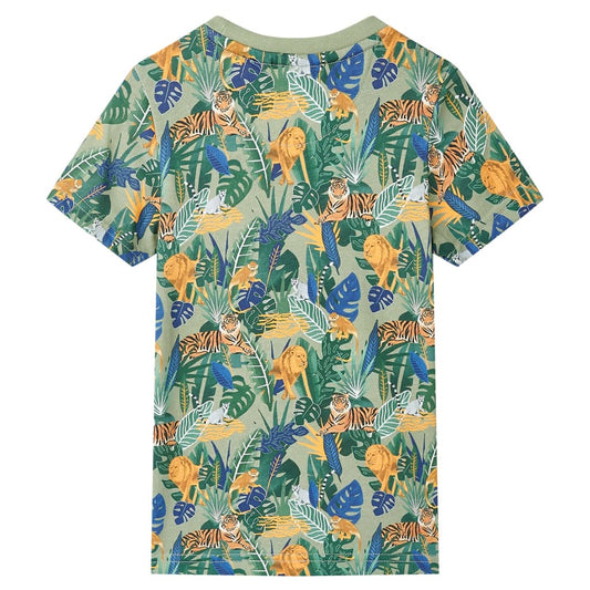 Kinder-Kurzarmshirt Mehrfarbig 104