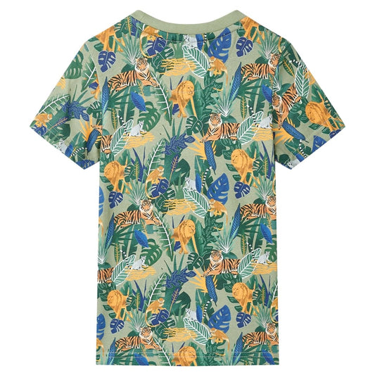 Kinder-Kurzarmshirt Mehrfarbig 140