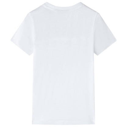 Kinder-T-Shirt Ecru 116