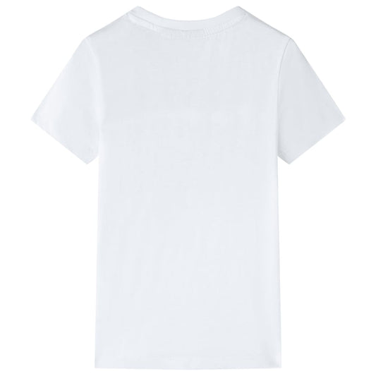 Kinder-T-Shirt Ecru 116