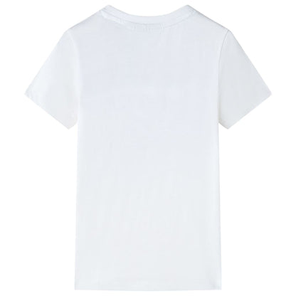 Kinder-T-Shirt Ecru 128