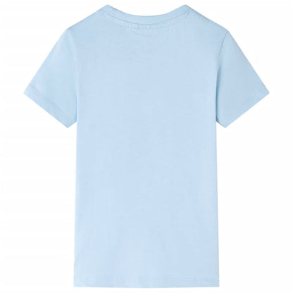 Kinder-T-Shirt Hellblau 104