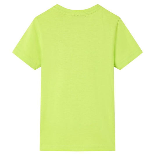 Kinder-T-Shirt Limette 116
