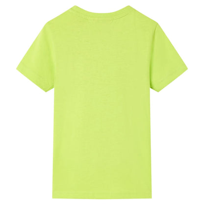 Kinder-T-Shirt Limette 128
