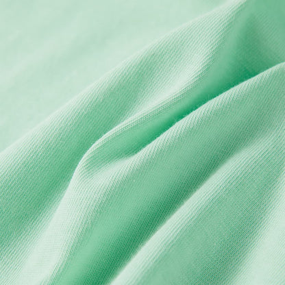 Kinder-Kurzarmshirt Hellgrün 140