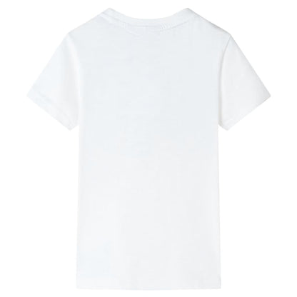 Kinder-T-Shirt Ecru 104