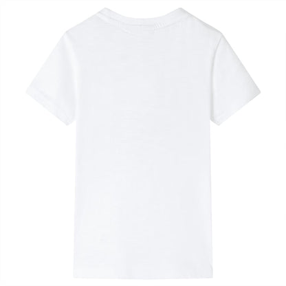 Kinder-T-Shirt Ecru 116