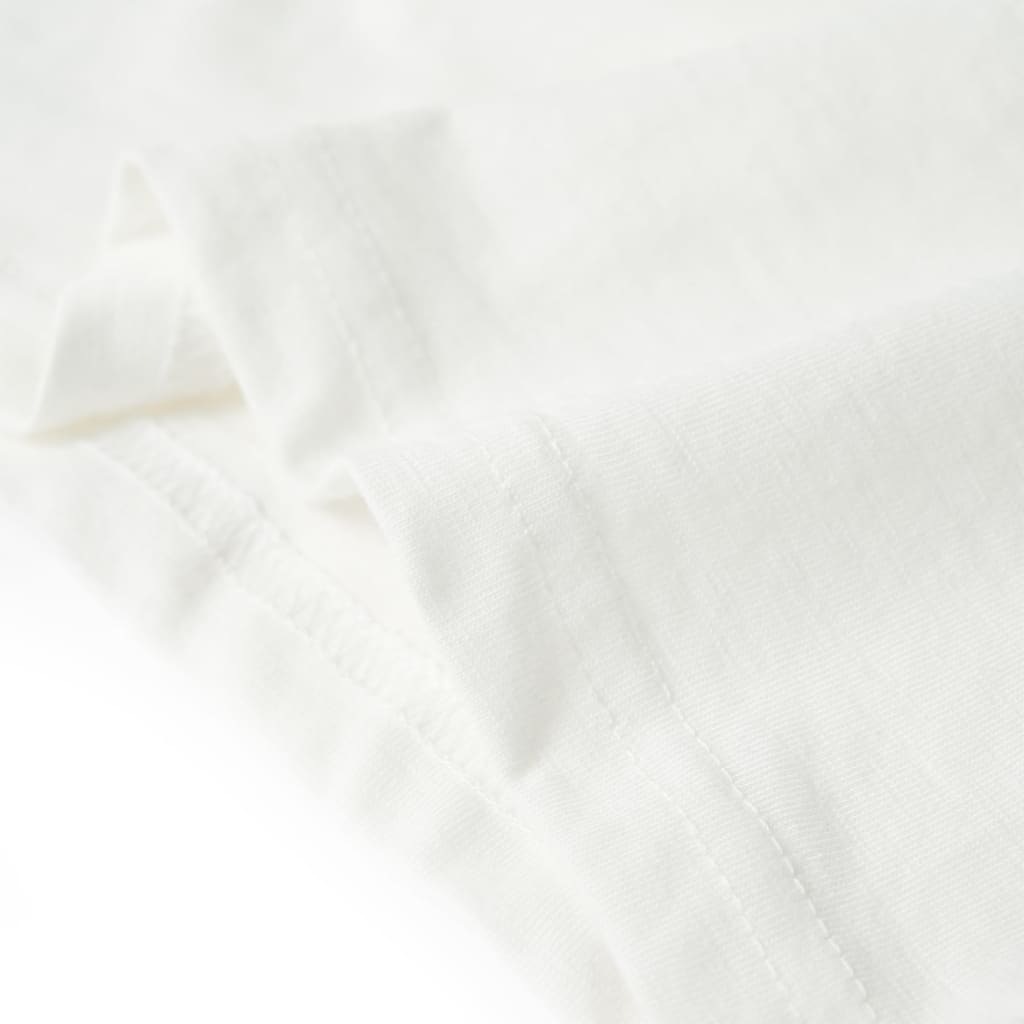 Kinder-T-Shirt Ecru 116