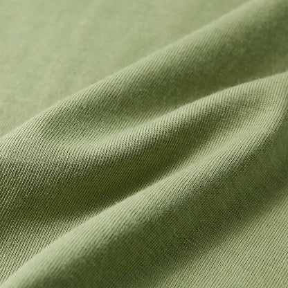 Kinder-Kurzarmshirt Hellkhaki 140