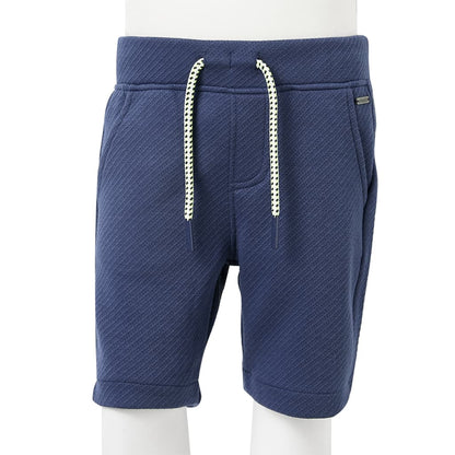 Kindershorts mit Kordelzug Dunkelblau 104