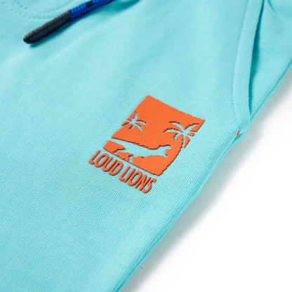Kindershorts mit Kordelzug Aquablau 128