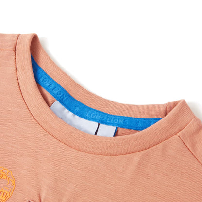 Kinder-Kurzarmshirt Hellorange 92