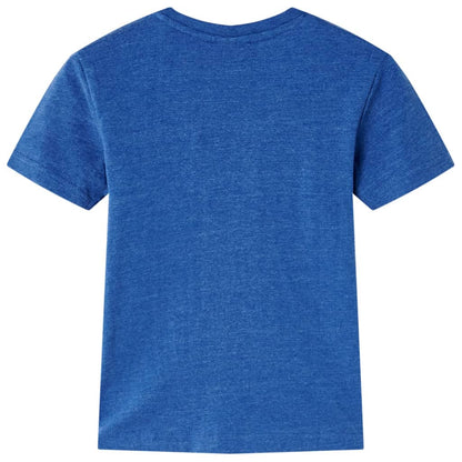 Kinder-T-Shirt Dunkelblau Melange 104