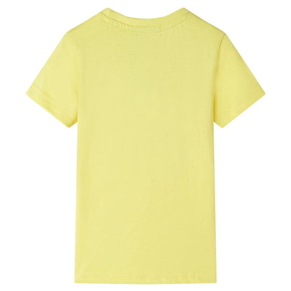 Kinder-T-Shirt Gelb 140