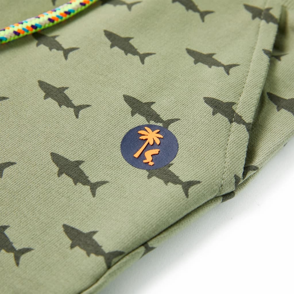Kindershorts mit Kordelzug Helles Khaki 92
