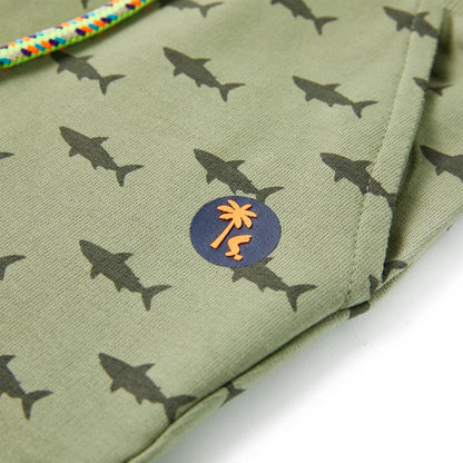 Kindershorts mit Kordelzug Helles Khaki 128