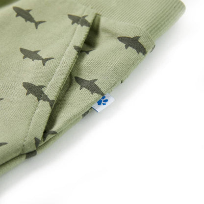 Kindershorts mit Kordelzug Helles Khaki 140