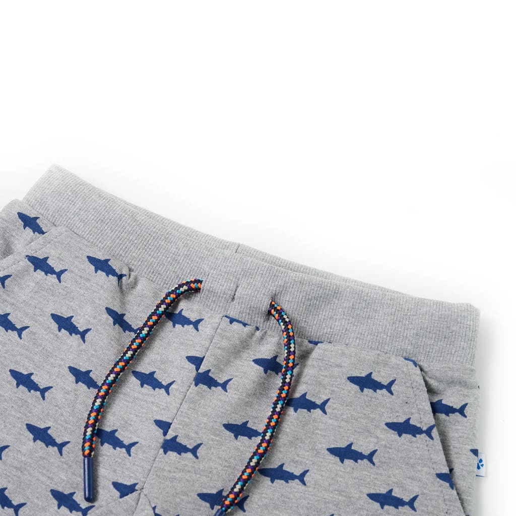 Kindershorts mit Kordelzug Hellkhaki Melange 92