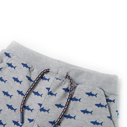 Kindershorts mit Kordelzug Hellkhaki Melange 92