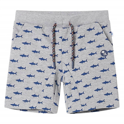 Kindershorts mit Kordelzug Hellkhaki Melange 104