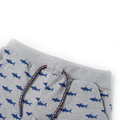 Kindershorts mit Kordelzug Hellkhaki Melange 104