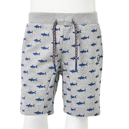 Kindershorts mit Kordelzug Hellkhaki Melange 104