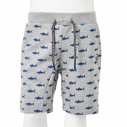 Kindershorts mit Kordelzug Hellkhaki Melange 116