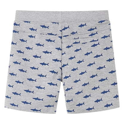 Kindershorts mit Kordelzug Hellkhaki Melange 140