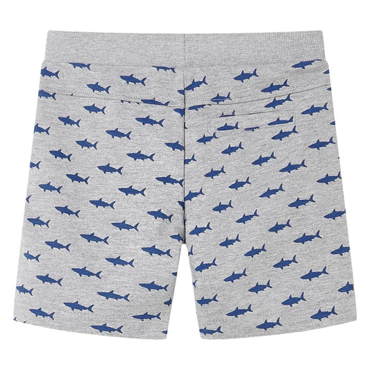 Kindershorts mit Kordelzug Hellkhaki Melange 140