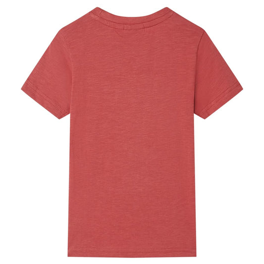 Kinder-T-Shirt Paprikarot 104