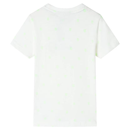 Kinder-T-Shirt Ecru 128