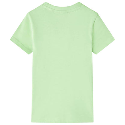 Kinder-T-Shirt Limette 104