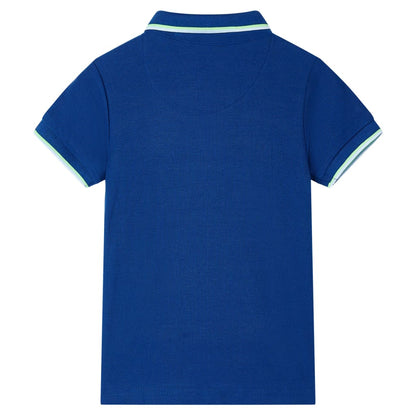 Kinder-Poloshirt Dunkelblau 116