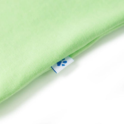 Kinder T-Shirt Neongrün 92