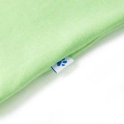 Kinder T-Shirt Neongrün 116