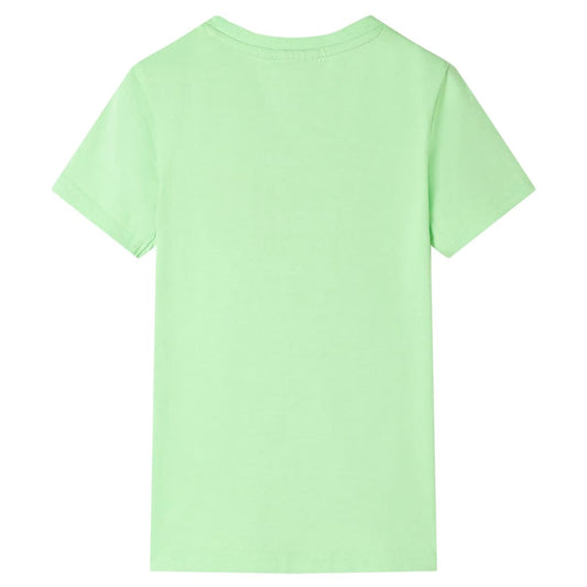 Kinder T-Shirt Neongrün 140