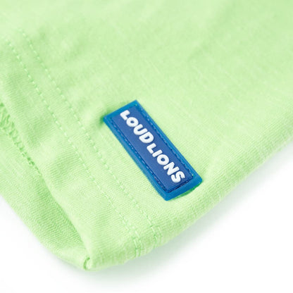 Kinder-T-Shirt Neongrün 92