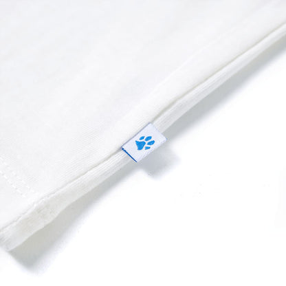 Kinder-T-Shirt Ecru 128