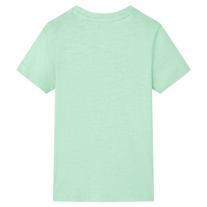 Kinder-T-Shirt Hellgrün 116