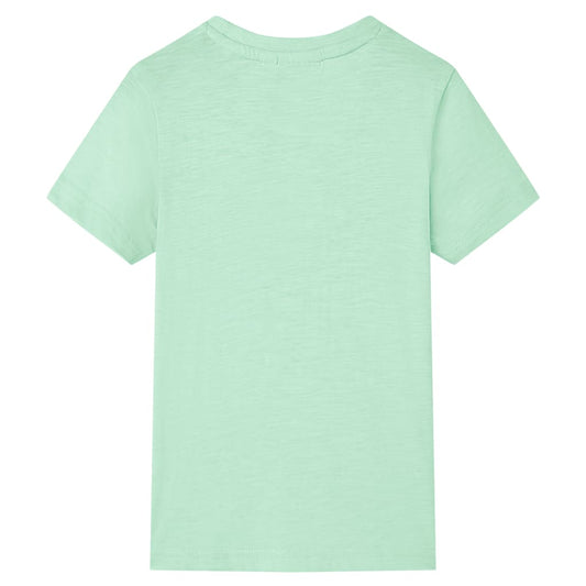Kinder-T-Shirt Hellgrün 116