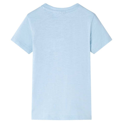 Kinder-T-Shirt Hellblau 128