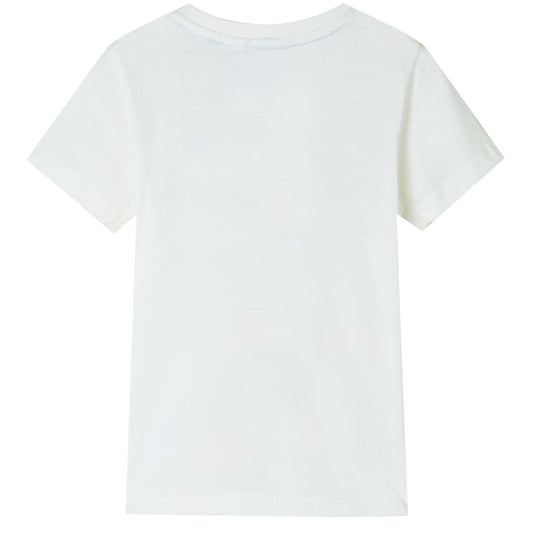 Kinder-T-Shirt Ecru 92