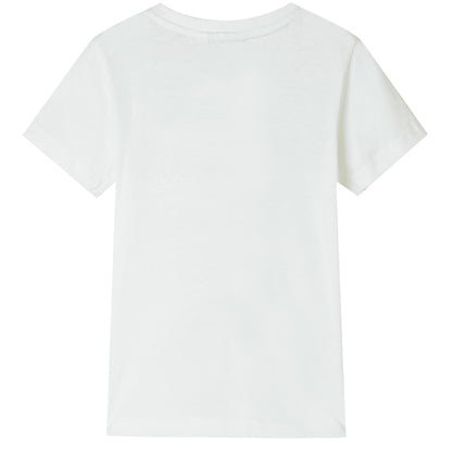 Kinder-T-Shirt Ecru 116