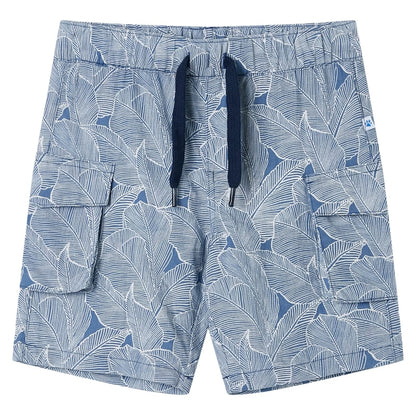 Kindershorts mit Kordelzug Dunkelblau 140