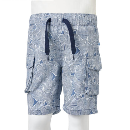 Kindershorts mit Kordelzug Dunkelblau 140