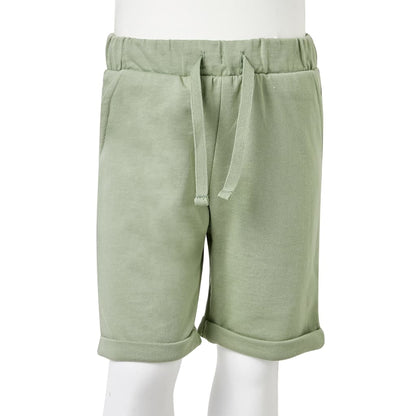 Kindershorts mit Kordelzug Helles Khaki 128
