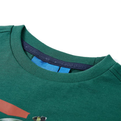 Kinder-Langarmshirt Grün 116