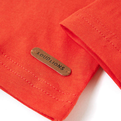 Kinder-Langarmshirt Hellorange 92